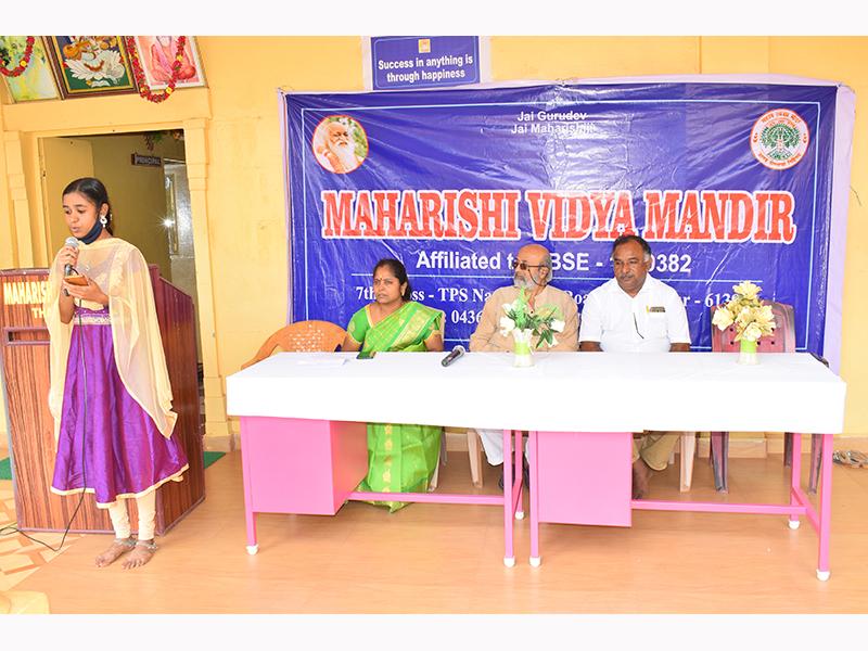 150th Birth Anniversary of Swami Brahmanand Saraswati in MVM Thanjavur