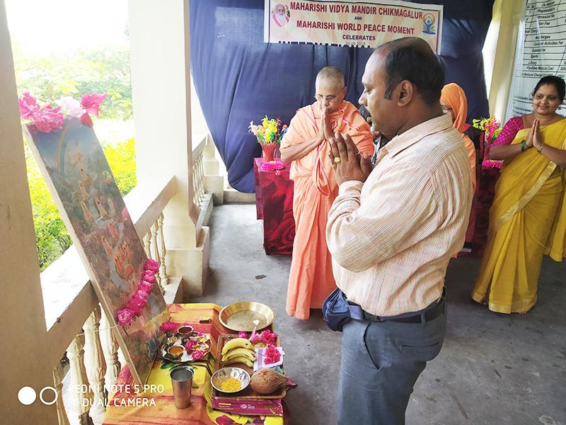 Maharishi World Peace Day celebrated MVM Chikmanglore