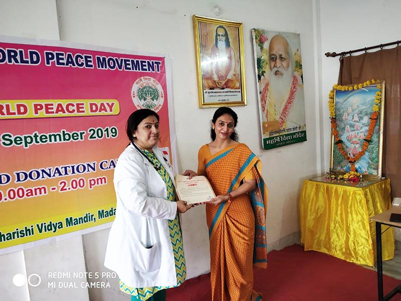 Maharishi World Peace Day celebrated MVM Jabalpur - 4