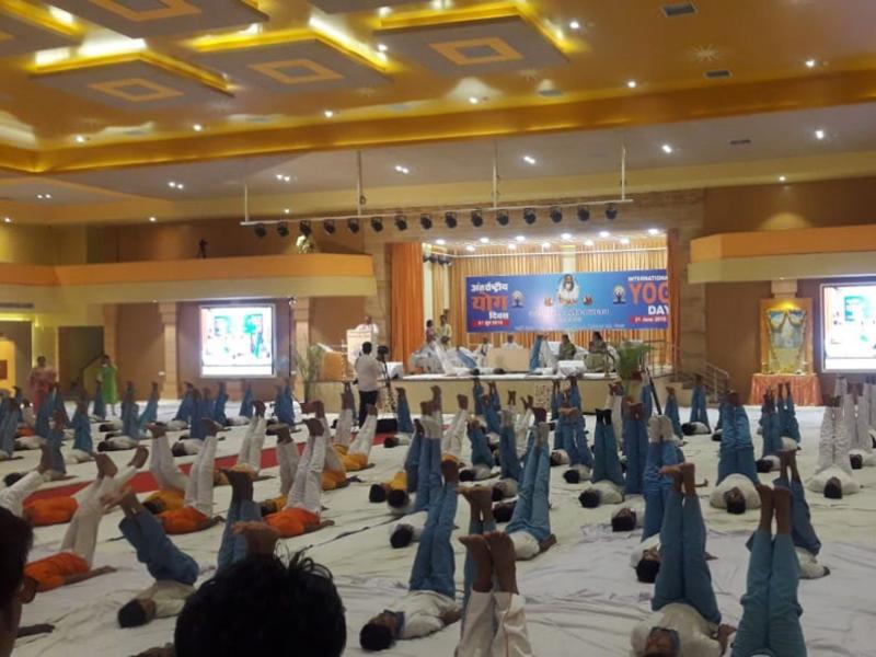 	International Yoga Day was celebrated at Maharishi Vidya Mandir Bhopal-1