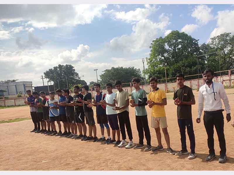 MVM Shahdol:  Nine  students selected for Under 19 State Level Handball Tournament which will be held between 16 to 20 October in Sujalpur.